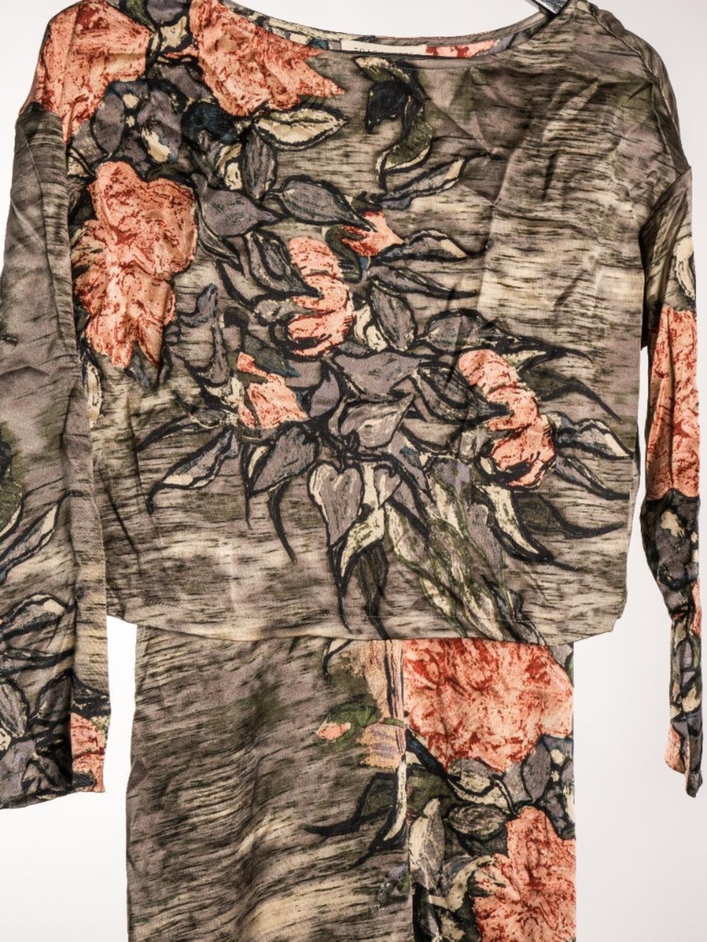 Tracy Reese silk 2 piece dress